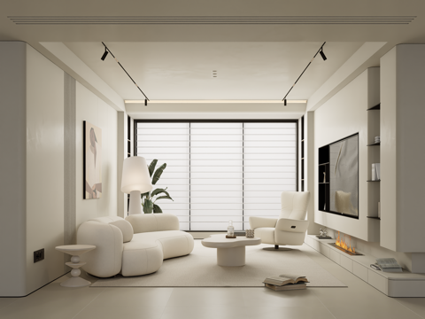 Modern Minimalist Living Room