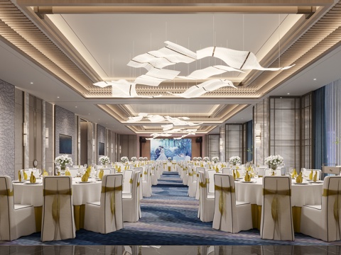 New Chinese Hotel Ballroom