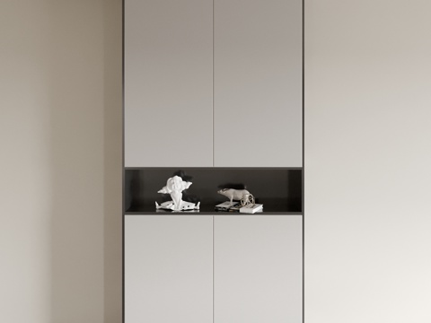 Modern Minimalist Shoe Cabinet High Cabinet