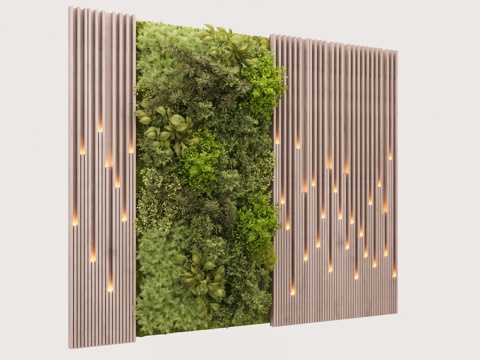 modern modeling wall plant wall green plant wall