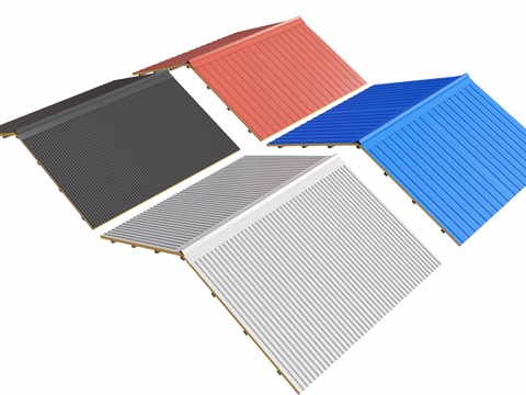 Modern color steel tile simple room roof tin tile insulation corrugated plate