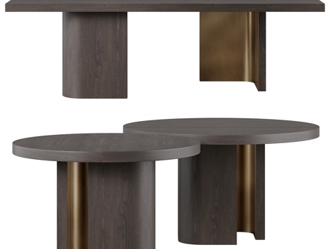 Modern Long Dining Table Round Dining Table