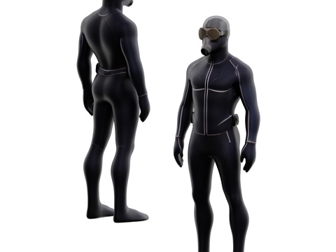 Modern Outdoor Wetsuit Sportswear Model