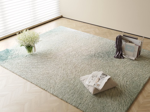 Modern small fresh carpet