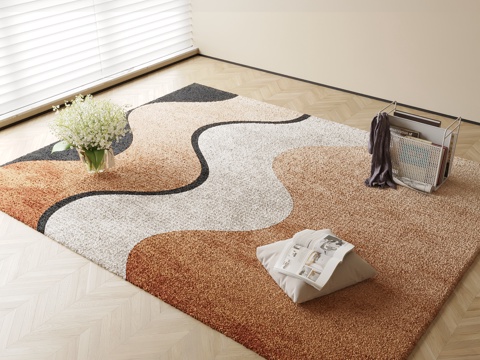 Abstract carpet square carpet