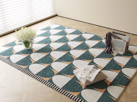 Modern Carpet Square Blanket