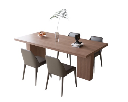 Bar Dining Table and Chair Solid Wood Dining Table