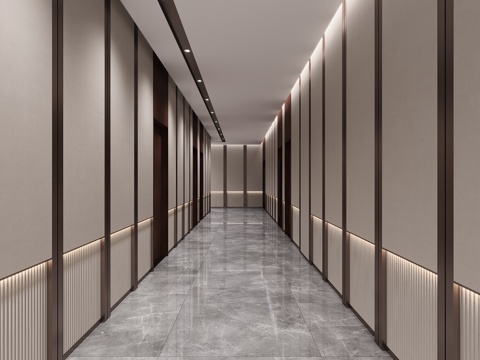 New Chinese Office Corridor