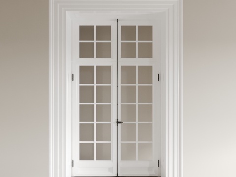 Cream Style interior door double door swing door room door balcony door