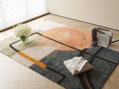 Modern Carpet Square Blanket