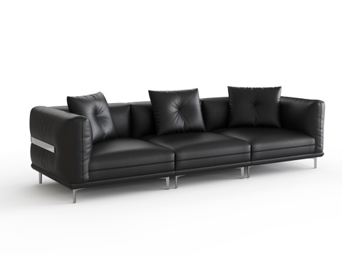 Leather sofa Couch