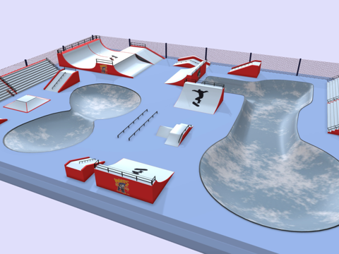 Skateboard Park Roller Skating Park