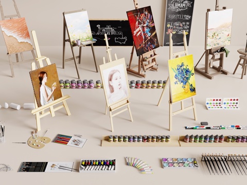 Modern easel palette