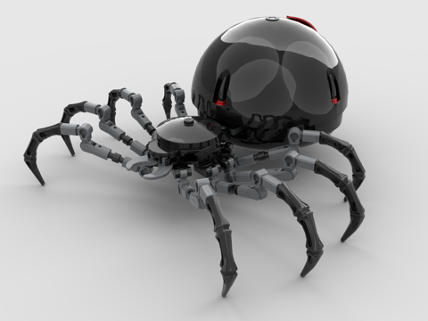 LEGO toy building blocks spider insect