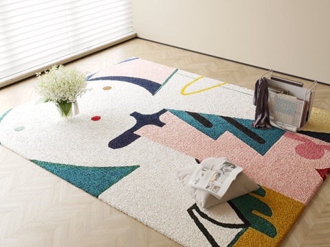 Modern Carpet Square Blanket