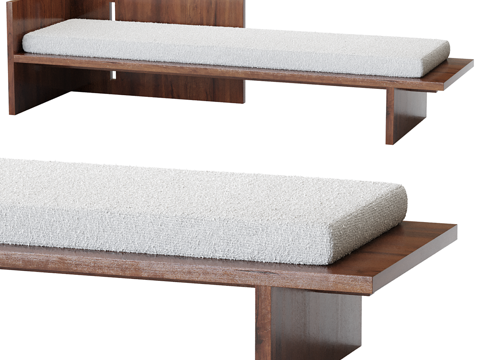 Modern footrest bed end stool