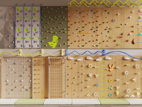 Modern Climbing Wall Climbing Frame