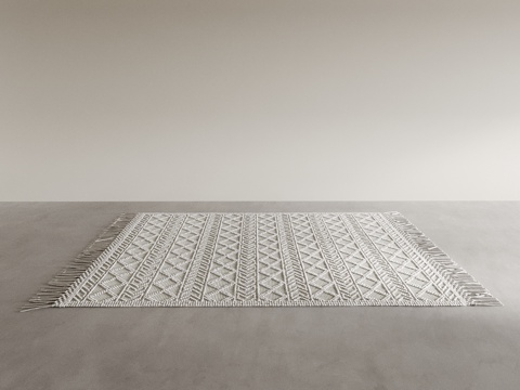 Modern geometric pattern carpet