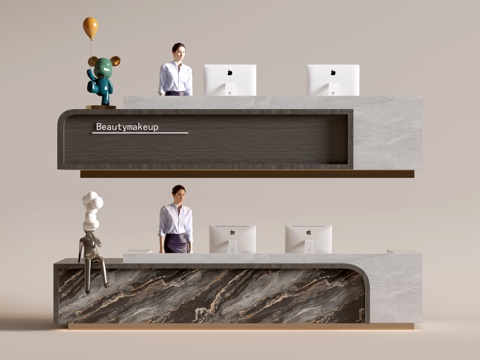 Modern Company Front Desk Service Desk