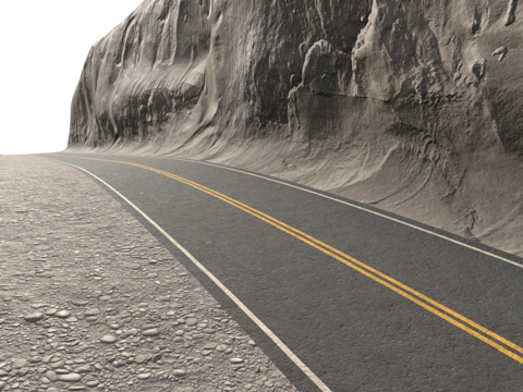 Road Landscape Highway Mountain Road