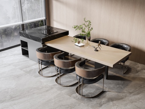 Modern Dining Table Chair Island Table