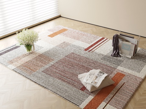 Modern Carpet Square Blanket