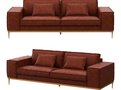 Italian double sofa