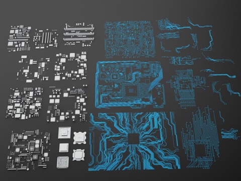 Circuit Board Motherboard Accessories Computer Configuration AI Chip