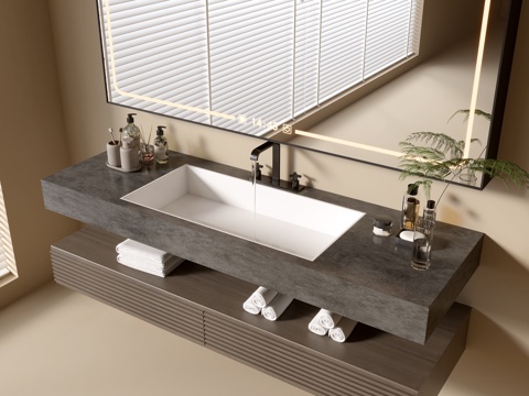 Modern Bathroom Cabinet Bathroom Basin