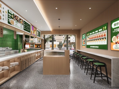 Modern Fast Food DiningRoom Breakfast Restaurant