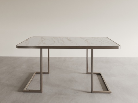 Modern Marble Dining Table Square Table