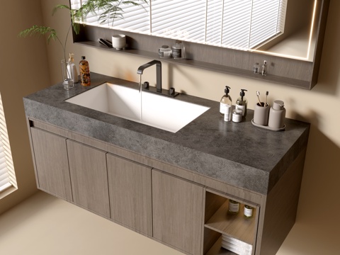 Modern Bathroom Cabinet Bathroom Basin