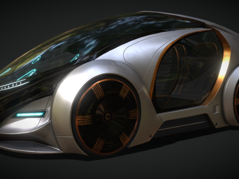 sci-fi car