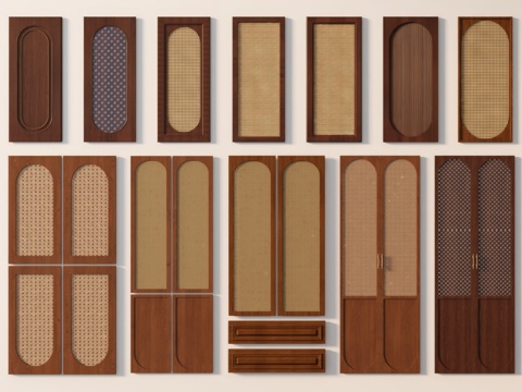 Rattan Cabinet Door