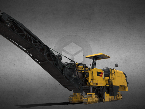 Cold milling machine crane