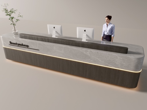 Modern Company Front Desk Service Desk