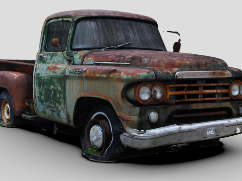 Rusty Dodge Truck