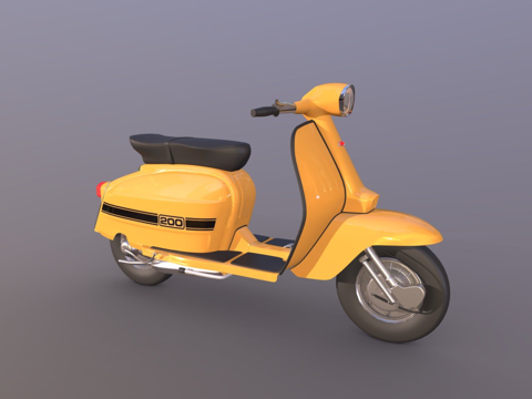 Yellow Motorcycle