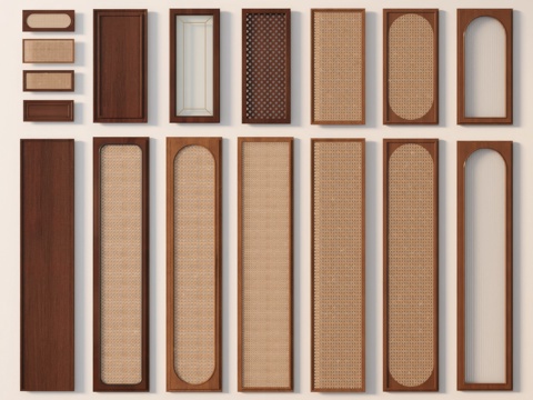 Rattan Cabinet Door