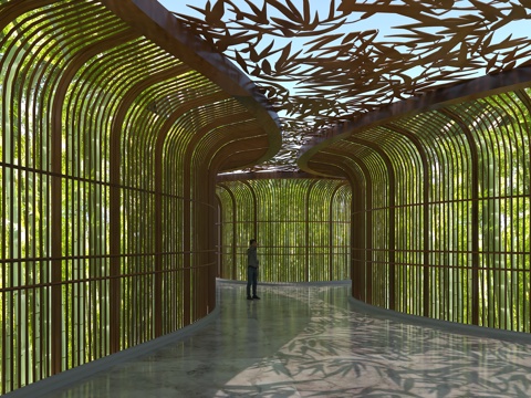 Gallery Frame Bamboo Garden Corridor Bamboo Corridor Bamboo Corridor