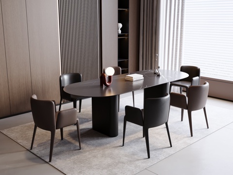 Italian Dining Table and Chair