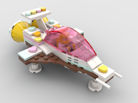 LEGO toy blocks gingerbread man spaceship