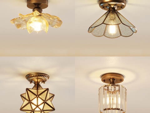 American ceiling lamp