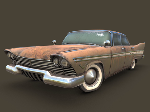 Rusty Muscle Car