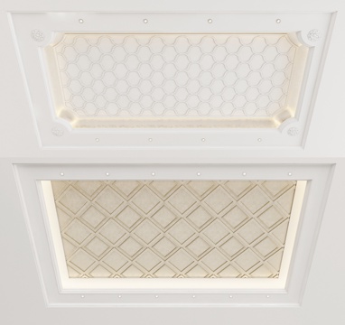 European-style Ceiling Geometric Honeycomb Ceiling