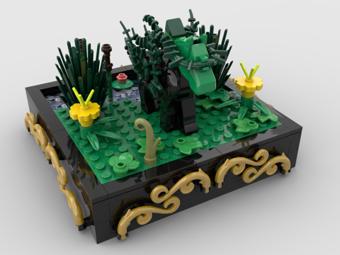 LEGO toy blocks forest plant swamp