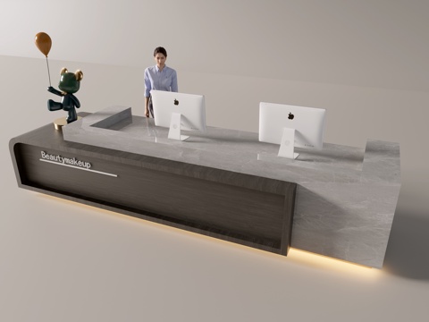 Modern Company Front Desk Service Desk