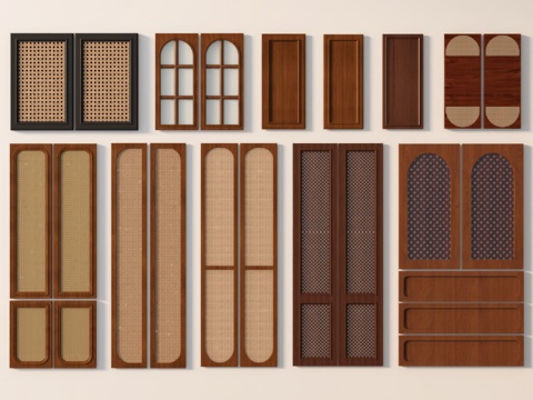 Rattan Cabinet Door