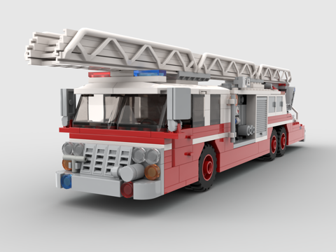 Lego toy building blocks fire truck fire truck