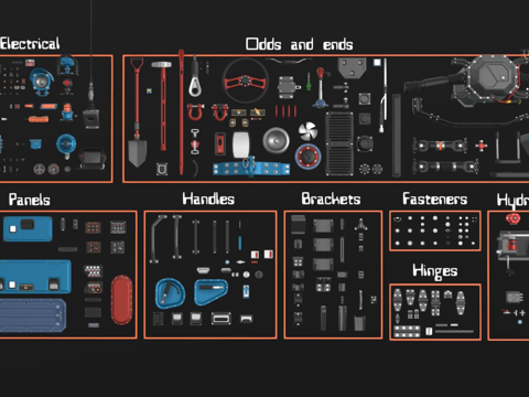 Hard surface hardware equipment